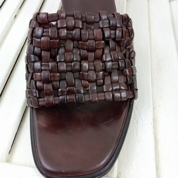 Cole Haan | Brown Slip-on Wedge Sandals - … - Picture 7 of 8